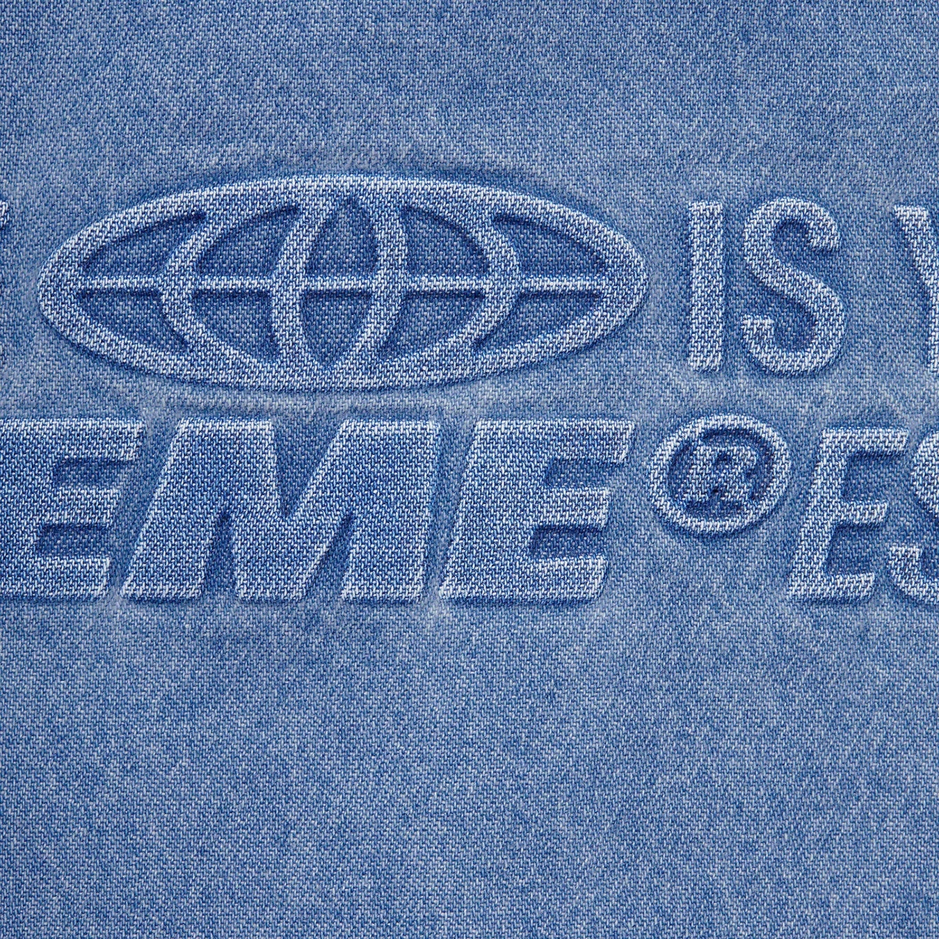 Embossed Denim S/S Shirt view 7